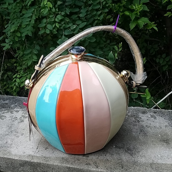 Rimen & Co Handbags - Rimen & Co rainbow beach ball patent leather purse